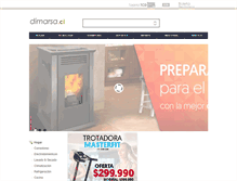 Tablet Screenshot of dimarsa.cl